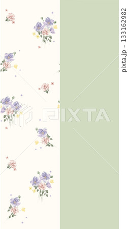Soft Pastel Patterns with Florals, Fruits, and Cute Motifs for Notebook Designs Soft Pastel Patterns with Florals, Fruits, and Cute Motifs for Notebook Designs 133162982