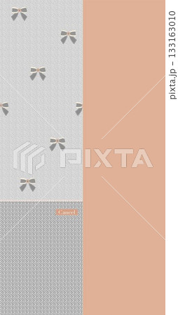 Soft Pastel Patterns with Florals, Fruits, and Cute Motifs for Notebook Designs 133163010