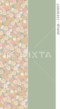 Soft Pastel Patterns with Florals, Fruits, and Cute Motifs for Notebook Designs 133163057