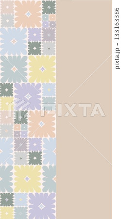 Soft Pastel Patterns with Florals Fruits and Cute Motifs for Notebook Designs 133163386