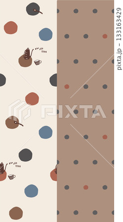 Soft Pastel Patterns with Florals Fruits and Cute Motifs for Notebook Designs Soft Pastel Patterns with Florals Fruits and Cute Motifs for Notebook Designs 133163429