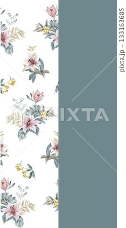 Soft Pastel Notebook Cover Designs with Delicate Patterns and Florals 133163685