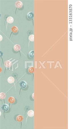 Soft Pastel Patterns with Florals Fruits and Cute Motifs for Notebook Designs 133163870