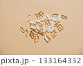 Transparent capsules with fish oil containing Omega-3 and Omega-6 133164332