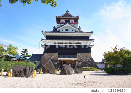 枯山水と清州城天守閣 枯山水と清州城天守閣 133164894