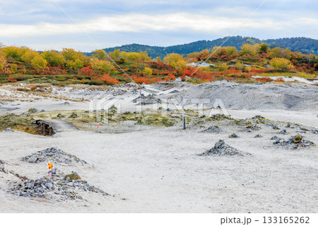 秋の霊場恐山 青森県むつ市 秋の霊場恐山 青森県むつ市 133165262