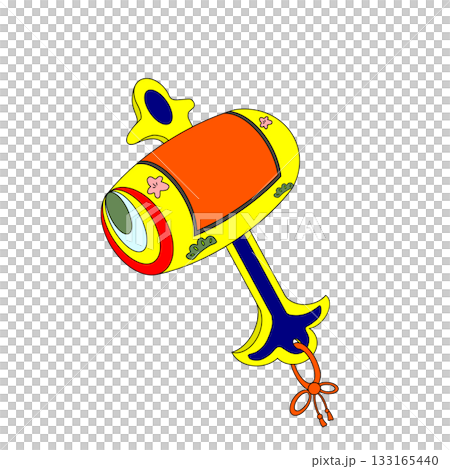 The magic mallet, depicted as a symbol of good fortune The magic mallet, depicted as a symbol of good fortune 133165440