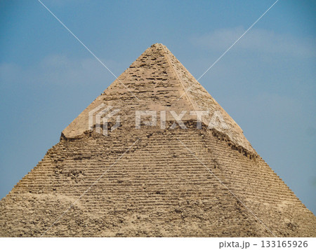 エジプト・ギザ　三大ピラミッド・カフラー王のピラミッド 133165926