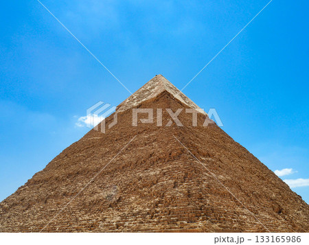 エジプト・ギザ　三大ピラミッド・カフラー王のピラミッド 133165986