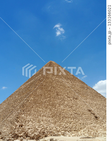 エジプト・ギザ 三大ピラミッド・クフ王のピラミッド エジプト・ギザ 三大ピラミッド・クフ王のピラミッド 133166021