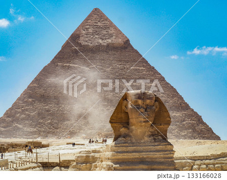 エジプト・ギザ　スフィンクス 133166028