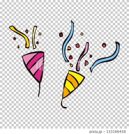 派對爆竹裝飾圖標 133166438