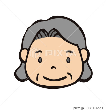 アイコン_人物・女性・年配・家族・老人 アイコン_人物・女性・年配・家族・老人 133166541