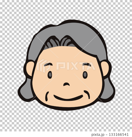 アイコン_人物・女性・年配・家族・老人 アイコン_人物・女性・年配・家族・老人 133166541