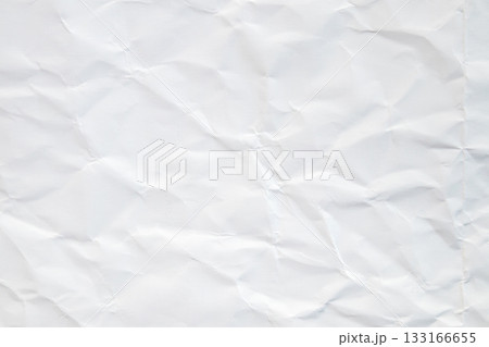 Abstract white crumpled and creased recycle paper texture background Abstract white crumpled and creased recycle paper texture background 133166655