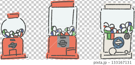 ガチャガチャのセットラフ仕上げ カラー ガチャガチャのセットラフ仕上げ カラー 133167131