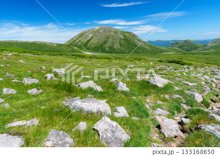 大雪山お鉢平展望台から望む凌雲岳（大雪山国立公園・北海道） 133168650