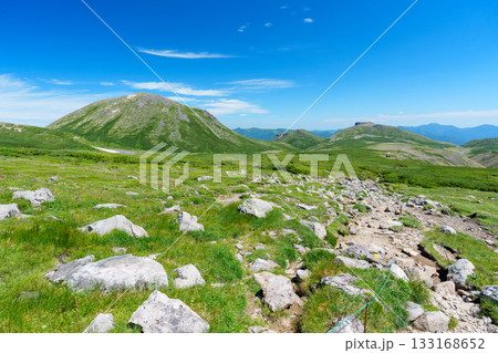 大雪山お鉢平展望台から望む凌雲岳（大雪山国立公園・北海道） 133168652