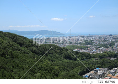 旗振茶屋から見た明石方面の眺望 133168790