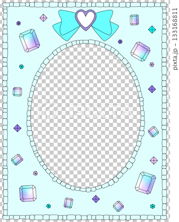 Bijou Frame Light Blue Oshikatsu 133168811