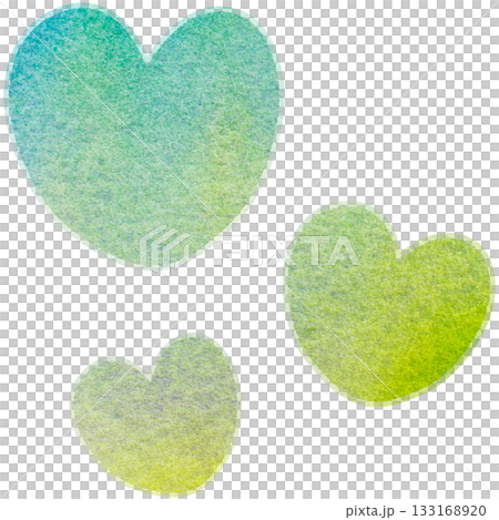 美麗的水彩心形圖示圖像的插圖 美麗的水彩心形圖示圖像的插圖 133168920