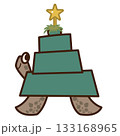 カメの形をしたクリスマスツリー 133168965