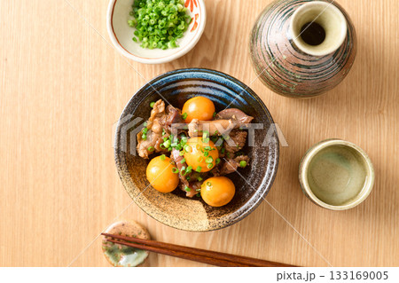 鶏もつ煮 133169005