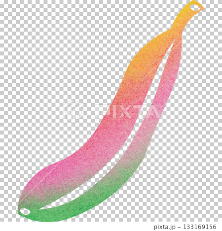 Beautiful watercolor illustration of a banana icon image Beautiful watercolor illustration of a banana icon image 133169156