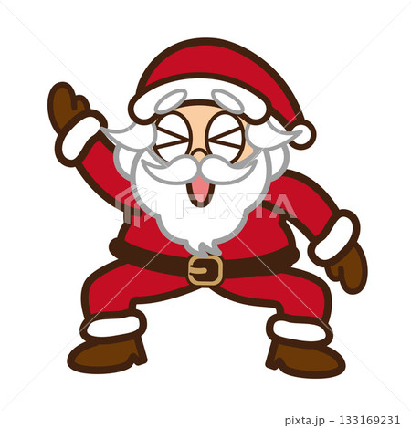 元気で陽気なサンタクロース 133169231