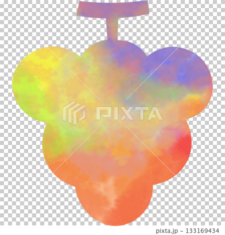Beautiful watercolor grape icon image illustration Beautiful watercolor grape icon image illustration 133169434