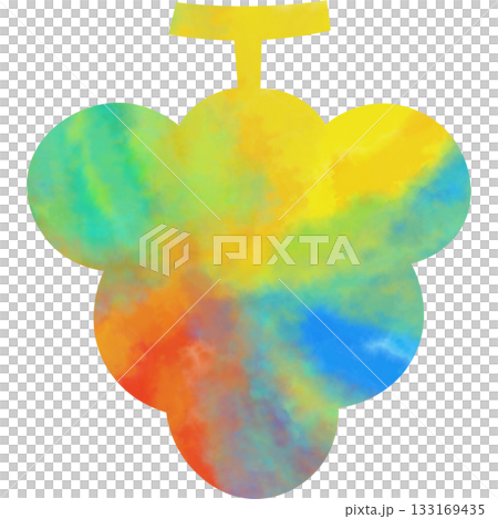 Beautiful watercolor grape icon image illustration Beautiful watercolor grape icon image illustration 133169435