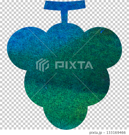 精美的水彩葡萄圖示圖像插圖 133169466