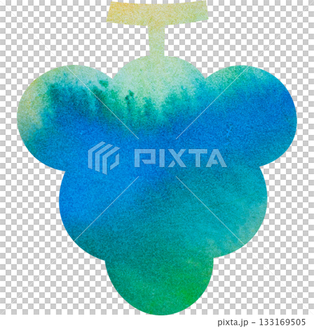 精美的水彩葡萄圖示圖像插圖 133169505