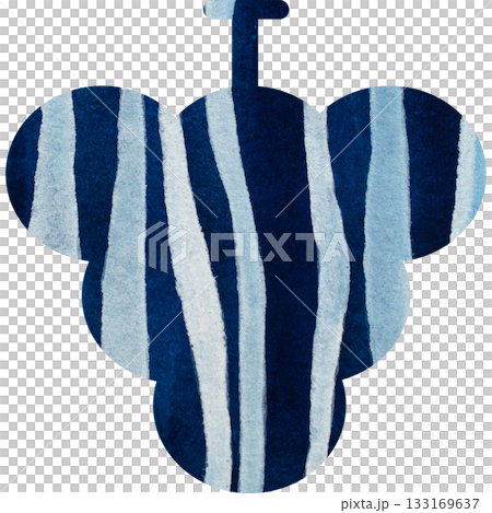 精美的水彩葡萄圖示圖像插圖 精美的水彩葡萄圖示圖像插圖 133169637