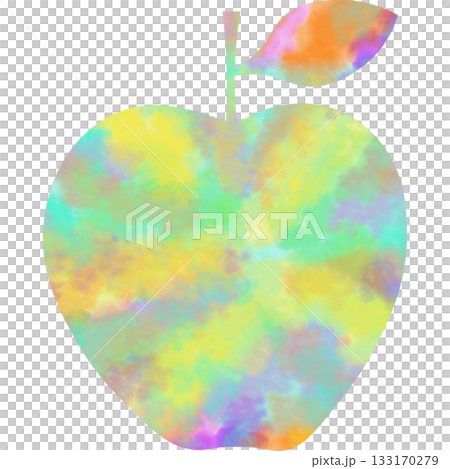Beautiful watercolor pattern apple icon image illustration Beautiful watercolor pattern apple icon image illustration 133170279