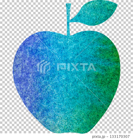 美麗的水彩蘋果圖示圖像的插圖 133170307