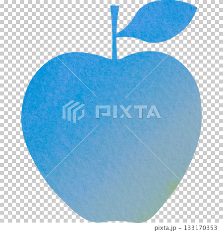 Beautiful watercolor pattern apple icon image illustration 133170353