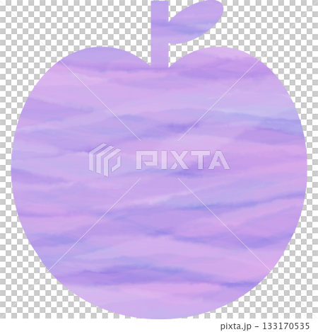 美麗的水彩蘋果圖示圖像的插圖 133170535