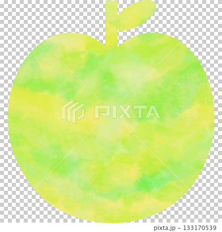 美麗的水彩蘋果圖示圖像的插圖 133170539