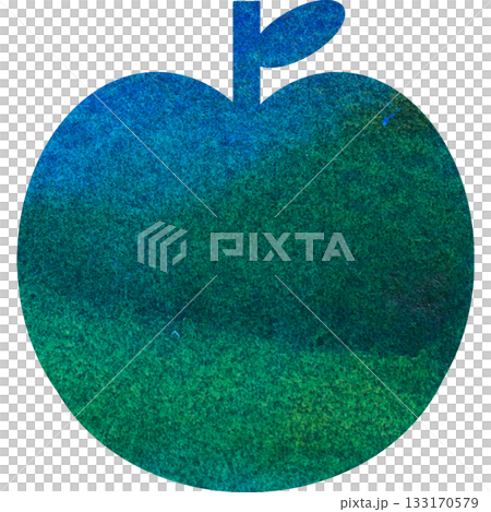 美麗的水彩蘋果圖示圖像的插圖 133170579