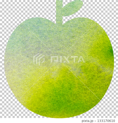 Beautiful watercolor pattern apple icon image illustration Beautiful watercolor pattern apple icon image illustration 133170610