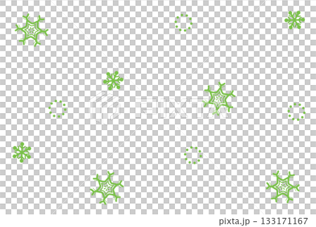 黃綠色雪景 133171167