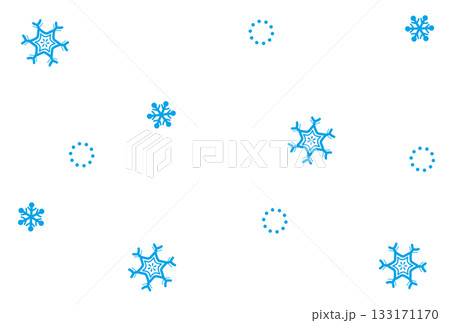 水色の雪の背景 133171170