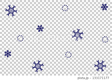 Dark blue snow background 133171177