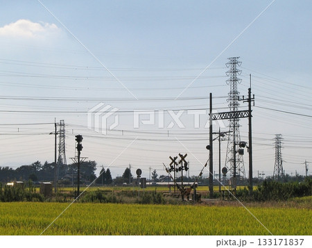 東武鉄道伊勢崎線 新伊勢崎行きの電車が伊 第478号踏切道(2013.9.29)通過 遮断機上がる 東武鉄道伊勢崎線 新伊勢崎行きの電車が伊 第478号踏切道(2013.9.29)通過 遮断機上がる 133171837