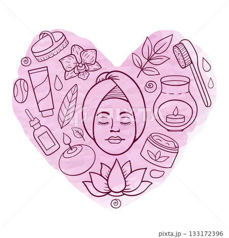 SPA and massage salon cocept, rest and body care SPA and massage salon cocept, rest and body care 133172396