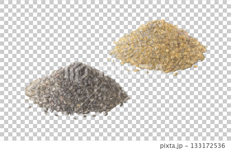 黑白芝麻水彩鉛筆畫 133172536