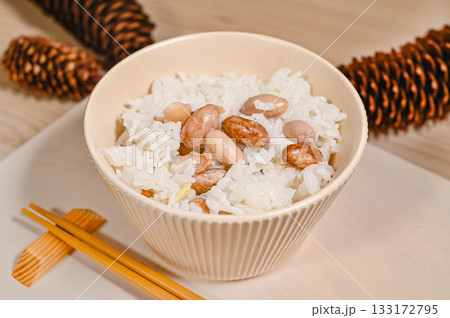 生落花生の炊込みご飯 生落花生の炊込みご飯 133172795
