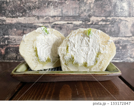 ずんだ生クリームあんぱん ずんだ生クリームあんぱん 133172847