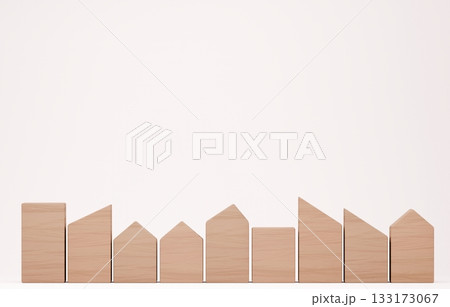 3D画像_積み木の家 3D画像_積み木の家 133173067
